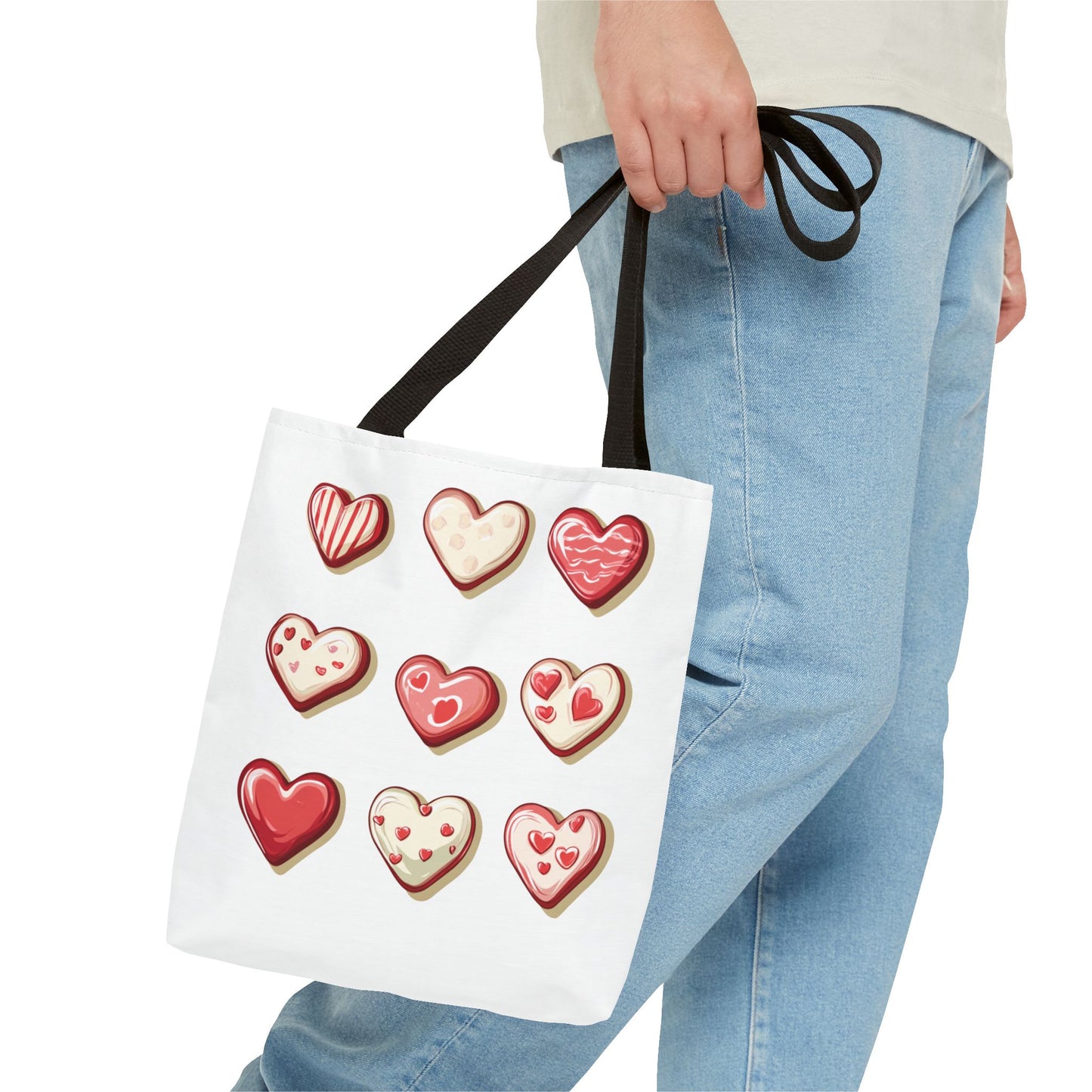 "Baked Goods Hearts" Tote