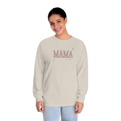 “EST. MAMA” Long Sleeve T-Shirt