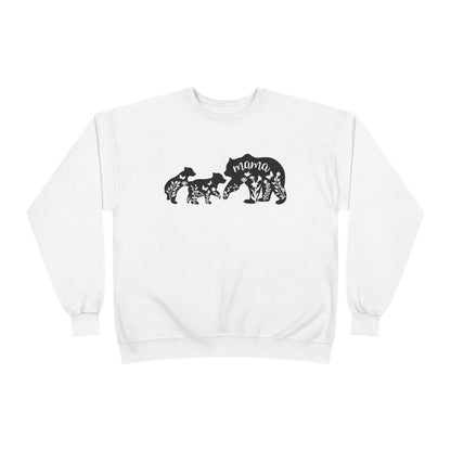 Floral Mama Bear Crewneck Sweatshirt