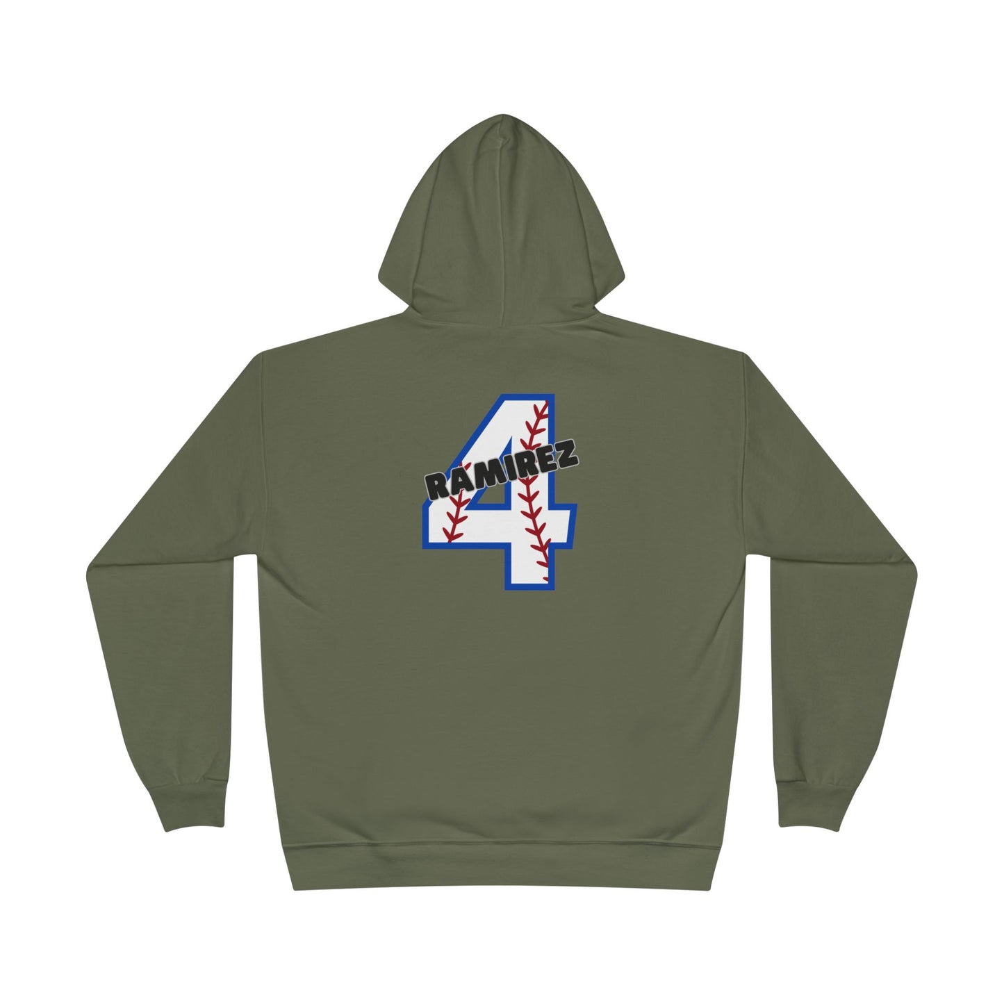 Personalized - "BaseBow" Baseball Mom Hoodie Sweatshirt