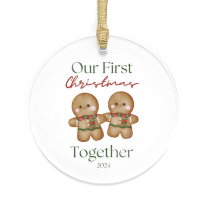 "First Christmas Together"" Acrylic Ornament