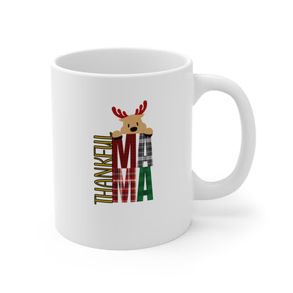 “Thankful Mama” - Reindeer Mug