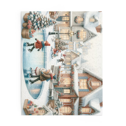 Winter Ice Skating Puzzle (252 Piece)