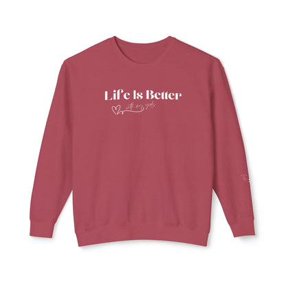 Personalized "Better with My Girls" Crewneck Sweatshirt
