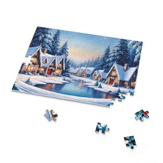 Christmas Village Puzzle (120 Piece)
