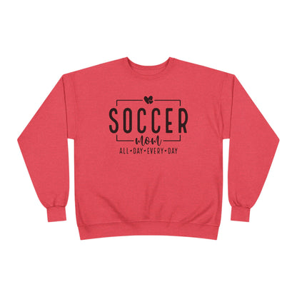 "All Day, Every Day" Soccer Mom Crewneck Sweatshirt