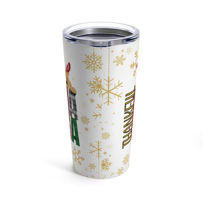 "Thankful Mama" - Reindeer Tumbler