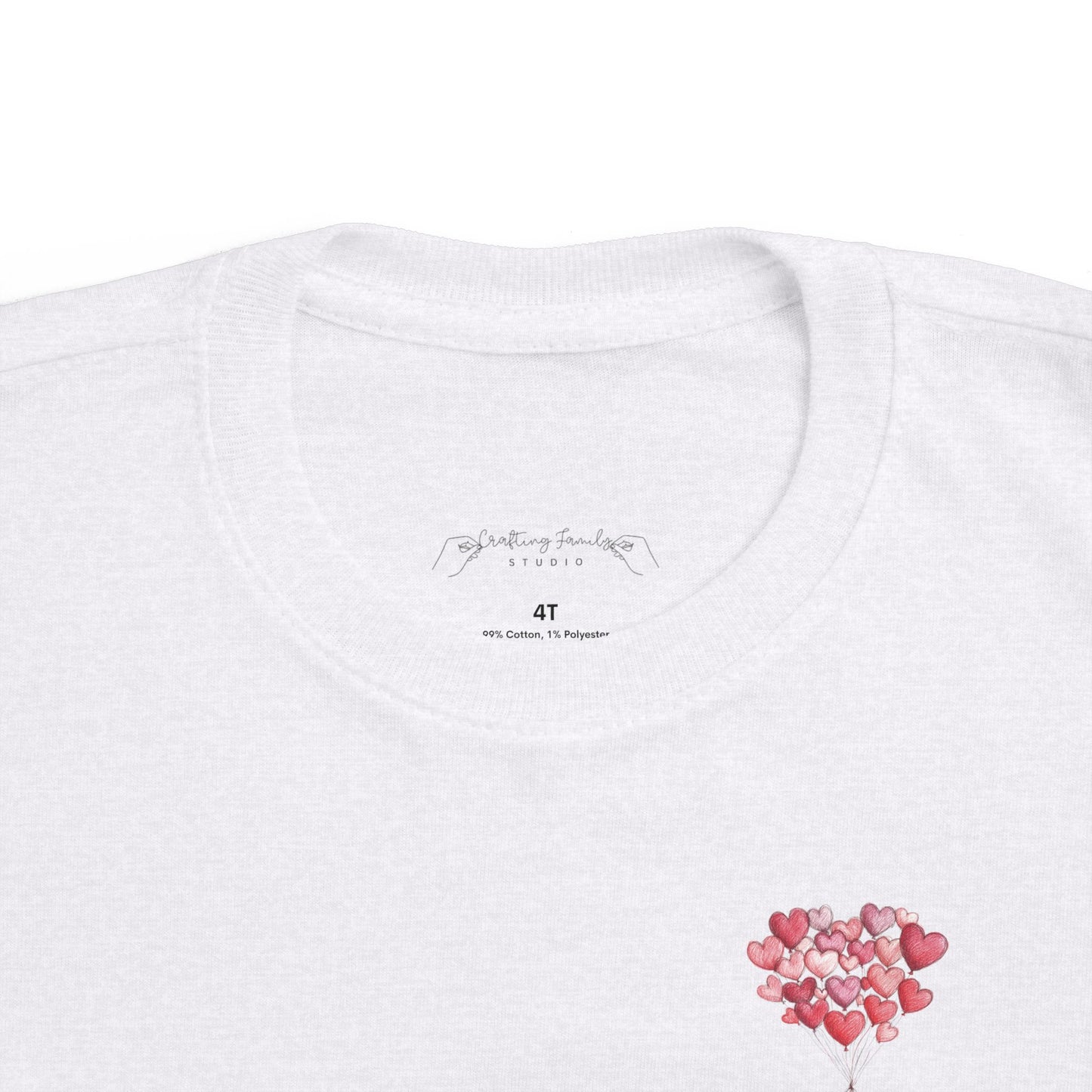 "Love is in the Air" Toddler's Jersey Tee