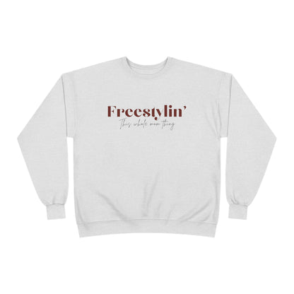 "Freestylin' this mom thing" Crewneck Sweatshirt