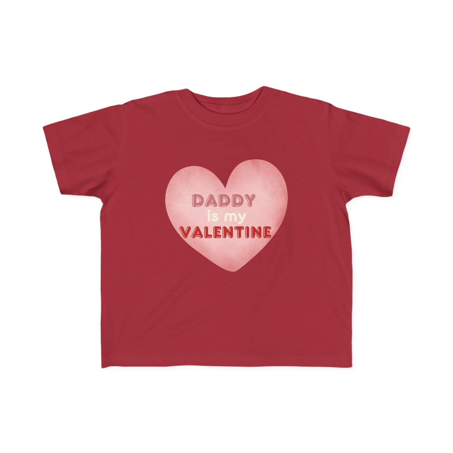 "Daddy's Valentine" Toddler's Jersey Tee