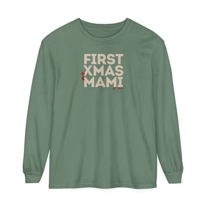 Holiday - "First Christmas - Mami" Long Sleeve T-Shirt