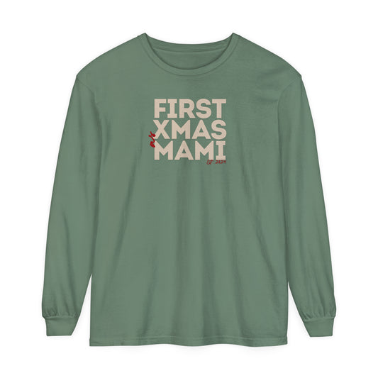 Holiday - "First Christmas - Mami" Long Sleeve T-Shirt