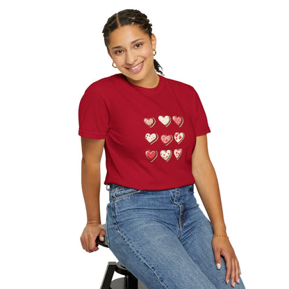 "Baked Goods Hearts" T-shirt