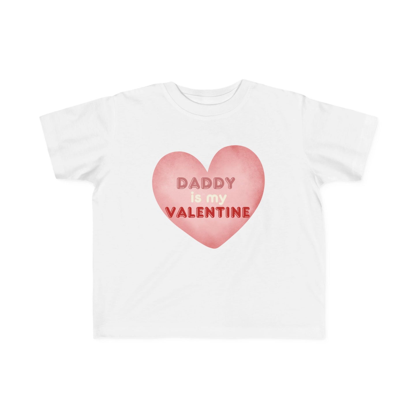 "Daddy's Valentine" Toddler's Jersey Tee