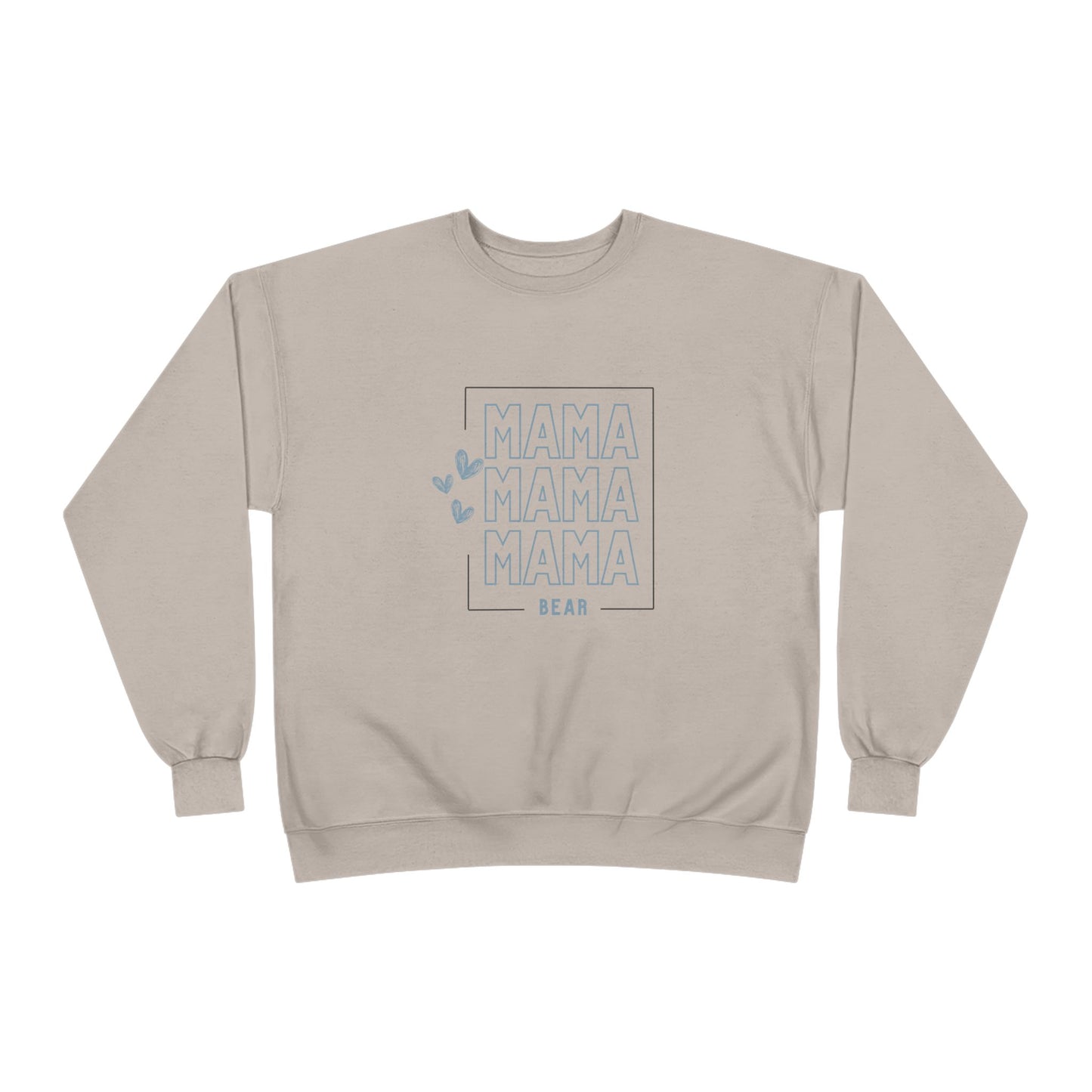 "Mama Bear - hearts" Crewneck Sweatshirt