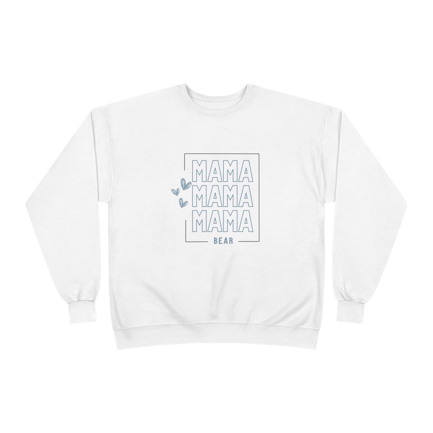 "Mama Bear - hearts" Crewneck Sweatshirt