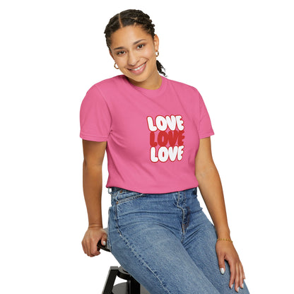 "Love, Love, Love" T-shirt