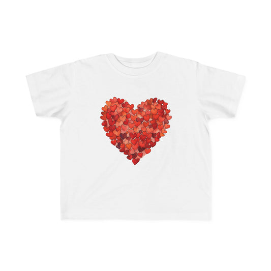 "Hearts in Heart" Toddler's Jersey Tee