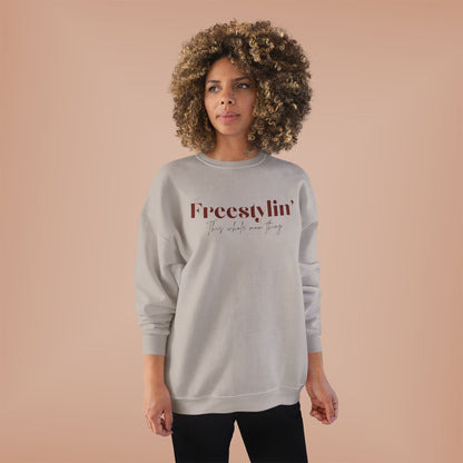 "Freestylin' this mom thing" Crewneck Sweatshirt