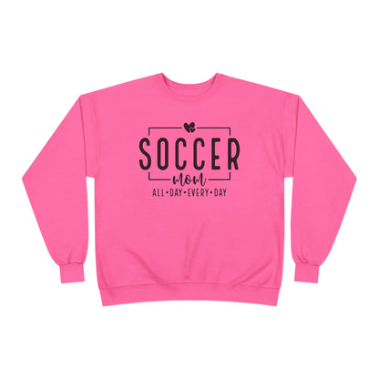 "All Day, Every Day" Soccer Mom Crewneck Sweatshirt