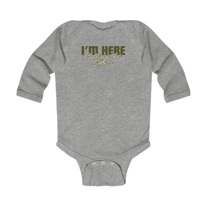 “Calling the Shots” Long Sleeve Bodysuit