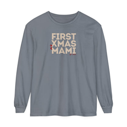 Holiday - "First Christmas - Mami" Long Sleeve T-Shirt