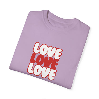 "Love, Love, Love" T-shirt