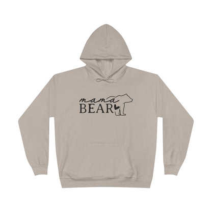 "Mama Bear Silhouette" Pullover Hoodie Sweatshirt