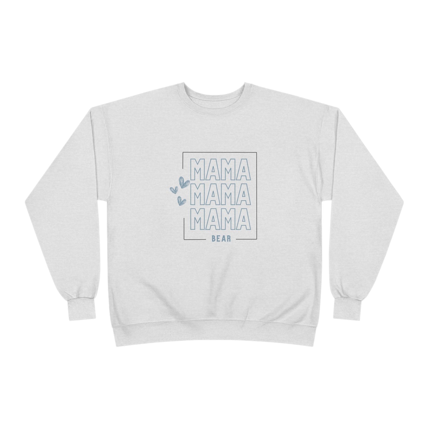 "Mama Bear - hearts" Crewneck Sweatshirt