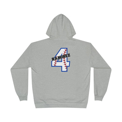 Personalized - "BaseBow" Baseball Mom Hoodie Sweatshirt