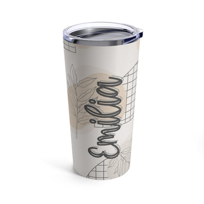 Personalized Tumbler - Checkered