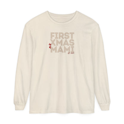 Holiday - "First Christmas - Mami" Long Sleeve T-Shirt