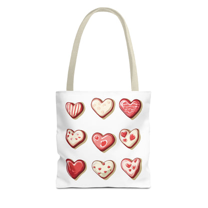 "Baked Goods Hearts" Tote