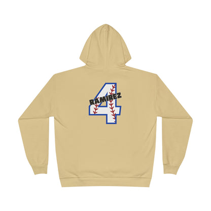 Personalized - "BaseBow" Baseball Mom Hoodie Sweatshirt