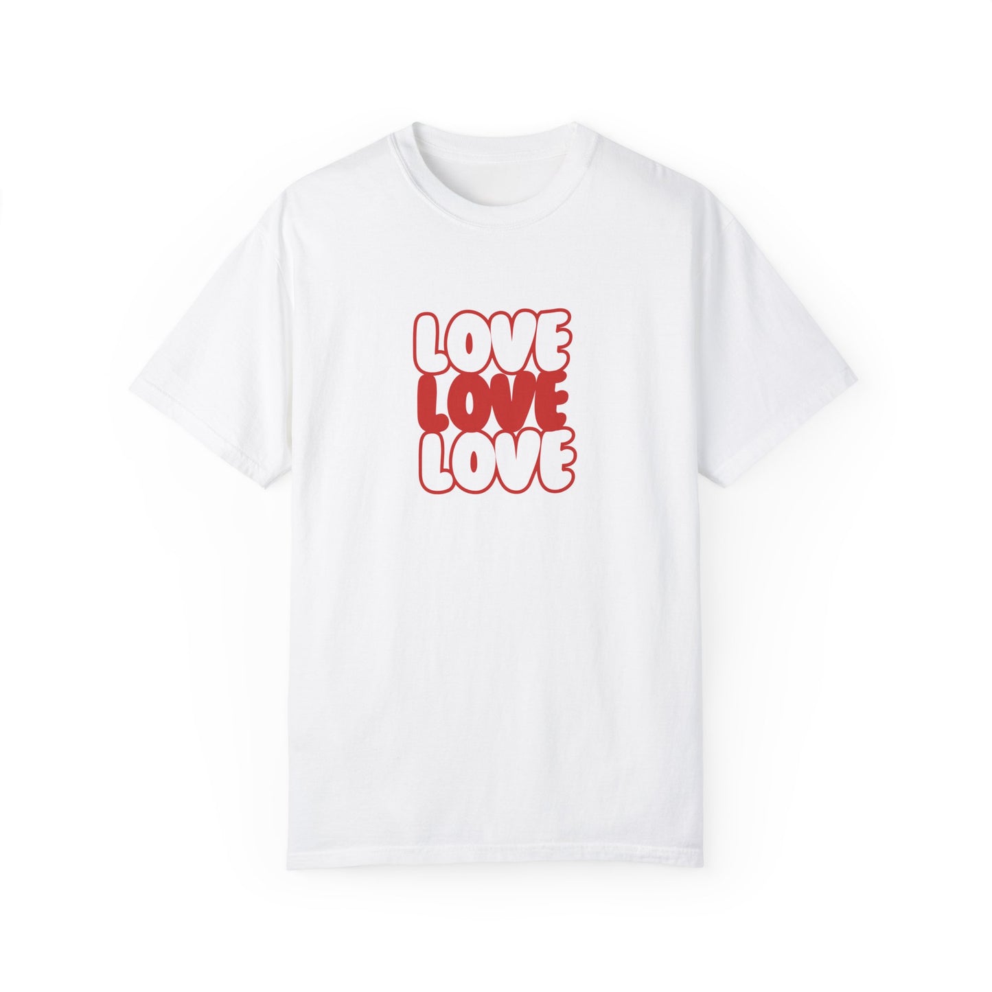 "Love, Love, Love" T-shirt