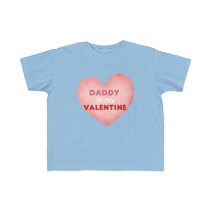 "Daddy's Valentine" Toddler's Jersey Tee