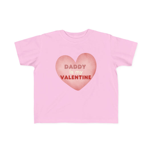 "Daddy's Valentine" Toddler's Jersey Tee