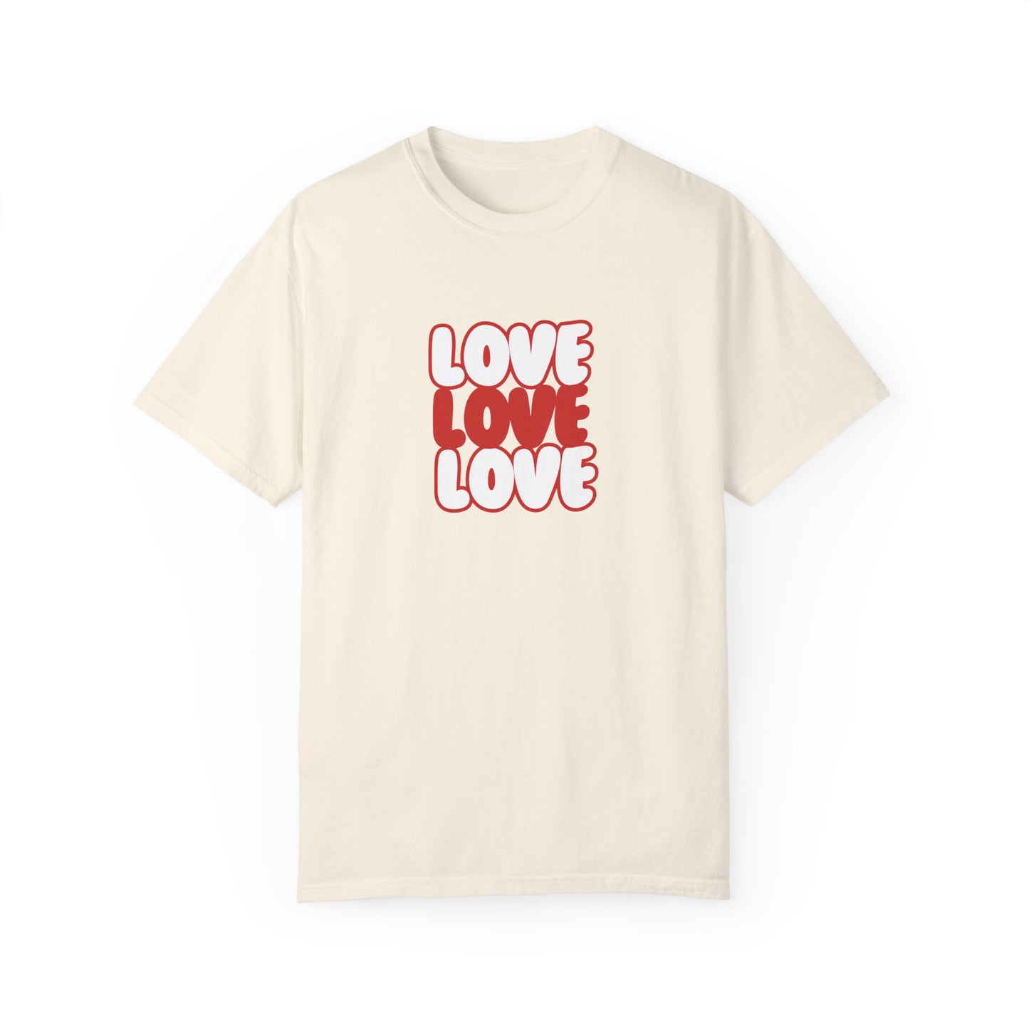 "Love, Love, Love" T-shirt