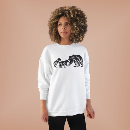 Floral Mama Bear Crewneck Sweatshirt