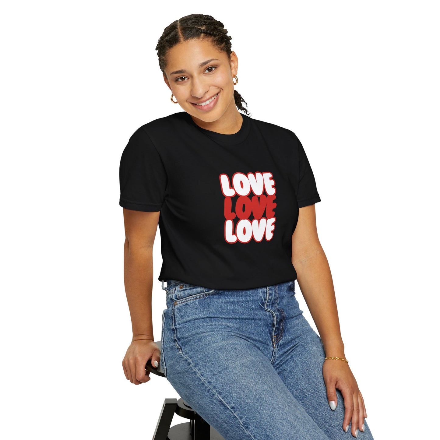 "Love, Love, Love" T-shirt