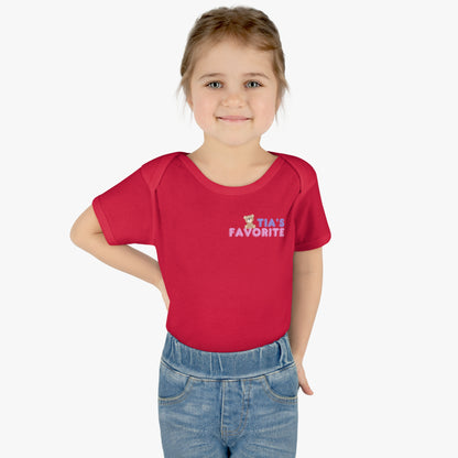 "Tia's Favorite" - Teddy Infant Bodysuit