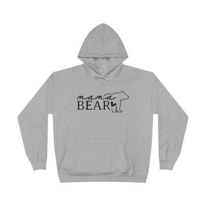 "Mama Bear Silhouette" Pullover Hoodie Sweatshirt