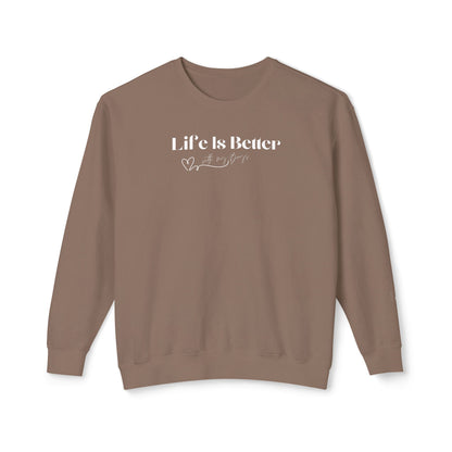 Personalized "Better with My Boys" Crewneck Sweatshirt