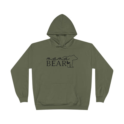 "Mama Bear Silhouette" Pullover Hoodie Sweatshirt