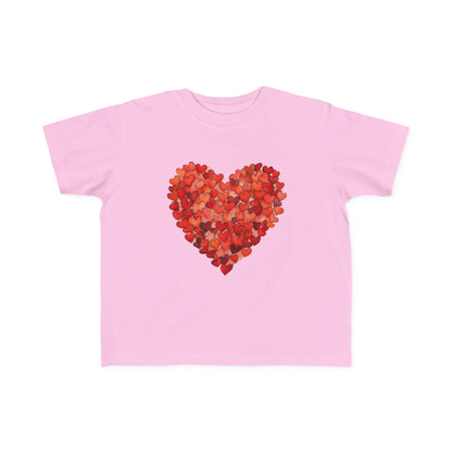"Hearts in Heart" Toddler's Jersey Tee