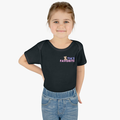 "Tia's Favorite" - Teddy Infant Bodysuit