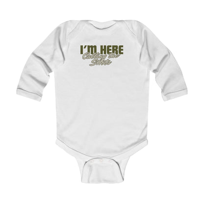 “Calling the Shots” Long Sleeve Bodysuit