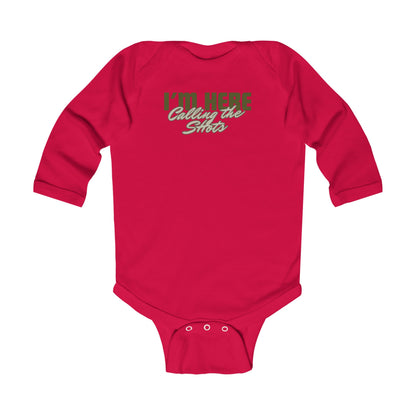 “Calling the Shots” Long Sleeve Bodysuit