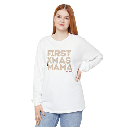 Holiday - "First Christmas - Mama" Long Sleeve T-Shirt