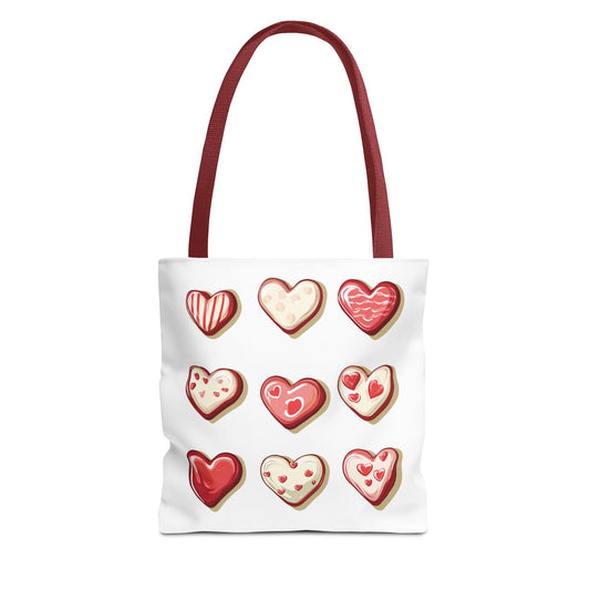 "Baked Goods Hearts" Tote